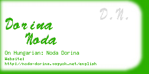 dorina noda business card